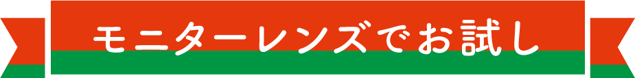 モニターレンズでお試し